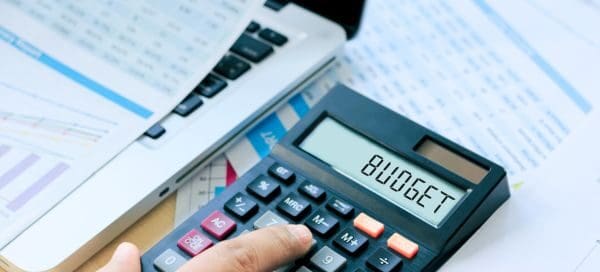 using a calculator to budget